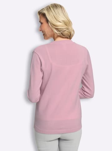 Sieh an! Strickjacke in rosé