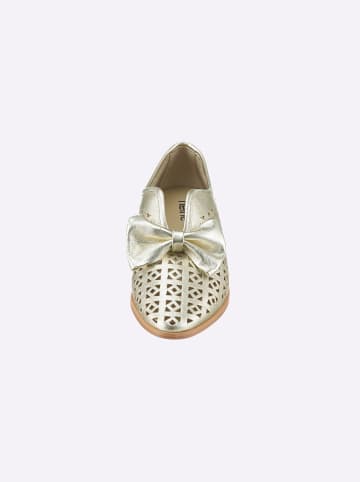 Heine Slipper in goldfarben