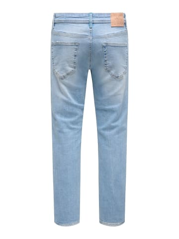ONLY & SONS Normal geschnitten jeans in Light Blue Denim
