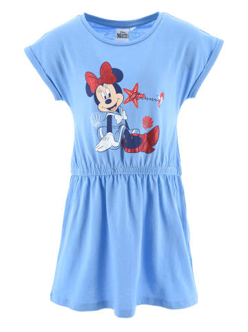 Disney Minnie Mouse Kleid kurzarm Sommer in Blau