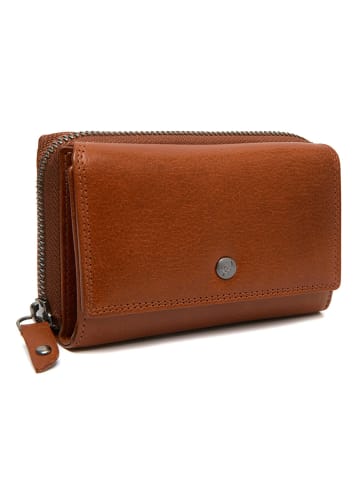 The Chesterfield Brand Salviano Geldbörse RFID Schutz Leder 13.5 cm in cognac