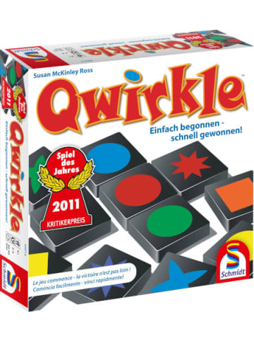 Schmidt Spiele Geschicklichkeitsspiel 49311 Qwirkle, 2 bis 4 Spieler - ab 6 Jahre