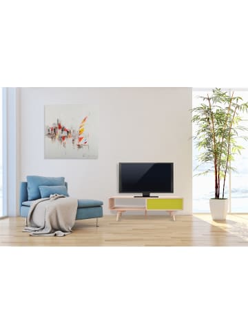 Kayoom Tisch TV Addison II Esche in esche - grün