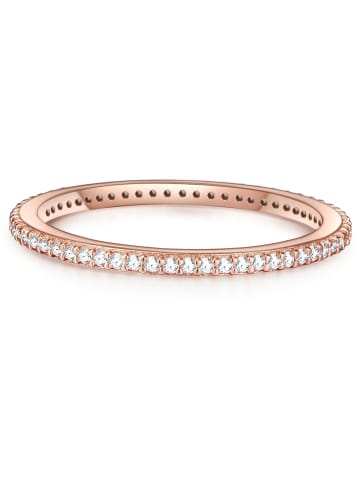 Glanzstücke München Ring Sterling Silber roségold Zirkonia weiß in roségold