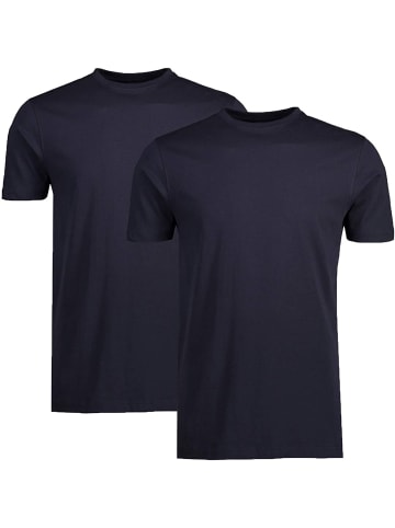 Lerros Doppelpack T-Shirt in blau