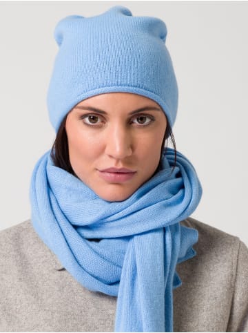 Style Republic Kaschmirmütze Rolled Edge in icy blue