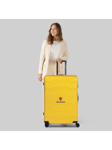 Tonino Lamborghini Bologna 4 Rollen Trolley L 77 cm in yellow
