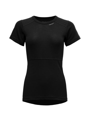 DEVOLD W LAUPARENMERINO 190 T-SHIRT in Schwarz