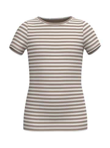 name it T-Shirt NKFSURAJA XSL TOP in mocha meringue