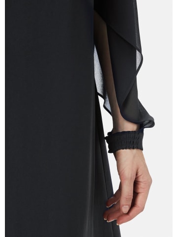 comma Kleid lang in Blau