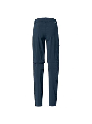 Vaude WOMENS FARLEY STRETCH ZO T-ZIP PANTS II in Marine