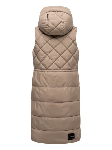 Marikoo Steppweste Narikaa 16 in Taupe Grey