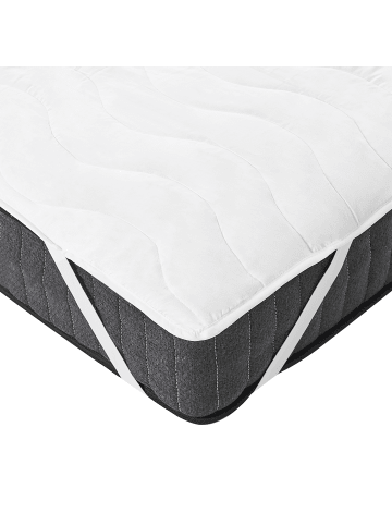 Beliani Topper FRESHGUARD MICRO in Weiß - (W) 140 x (H) 1 x (L) 200 cm