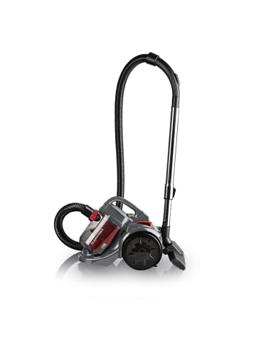 Clean Maxx Zyklon-Staubsauger 800W schwarz/rot Schwarz