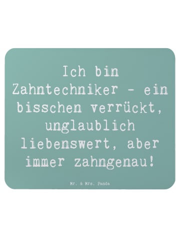 Mr. & Mrs. Panda Mauspad Spruch Zahntechniker Spaß mit Spruch in Meeresbrise