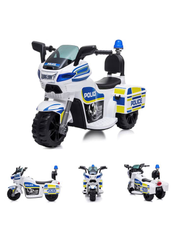 Chipolino Kinder Elektromotorrad Polizei  in weiß