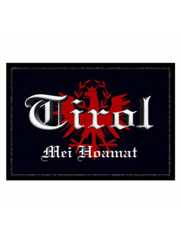 WohnDirect Fußmatte für Innen & Außen TIROL in Schwarz