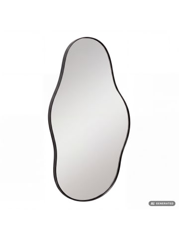 Spiegel in Schwarz / Glas / 40x3x80