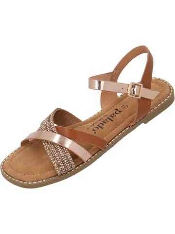 Palado Riemchensandalen Ialis by Sila Sahin in Cognac