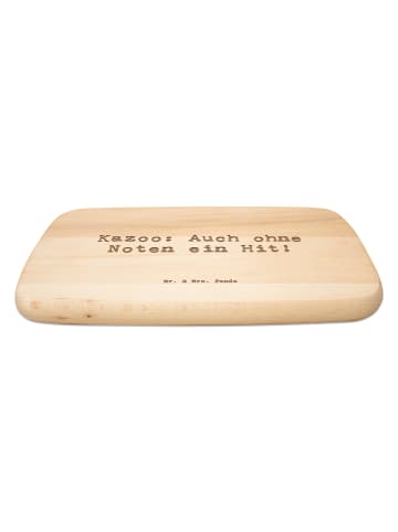 Mr. & Mrs. Panda Schneidebrett Holz Spruch Kazoo Hit mit Spruch in Transparent