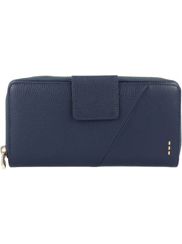 Roncato Milano Geldbörse RFID Leder 19 cm in navy