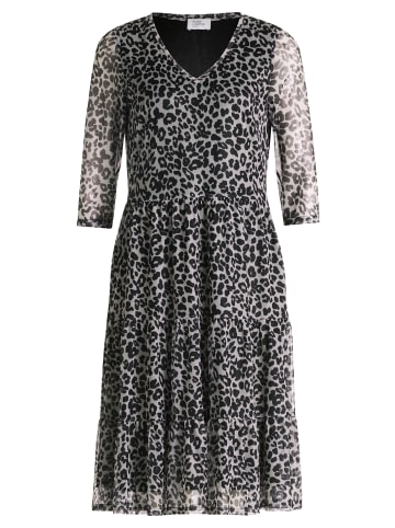 Vera Mont Stufenkleid mit Stufen in Grau/Schwarz