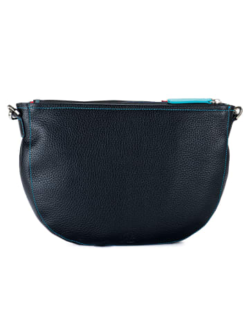 MYWALIT Schultertasche Leder 29 cm in black