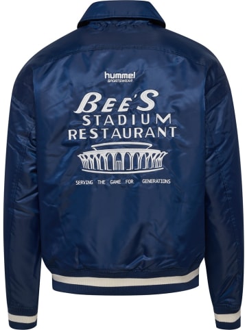 Hummel Trainingsjacke "Letterman Jacket Hsw" in Blau