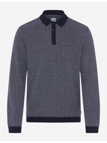 BRAX  Langarmshirt in navy