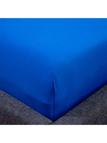 Traumschloss Premium Edel-Jersey Spannbettlaken in royal