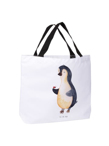 Mr. & Mrs. Panda Tasche Pinguin Marienkäfer ohne Spruch in Weiß