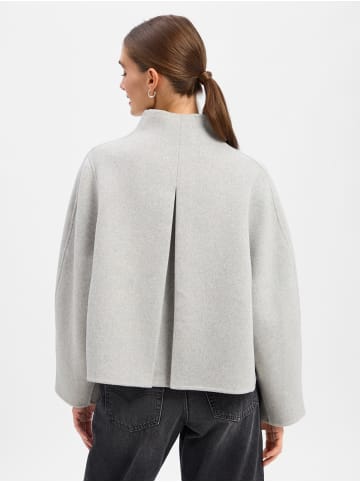 OPUS Wolljacke Hatura in hellgrau - 0001