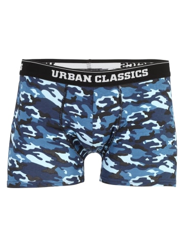 Urban Classics Urban Classics Accessoires Boxer Shorts 3-Pack in blue camo/orange camo/black