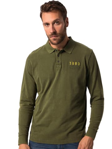 JP1880 Poloshirt in moosgrün