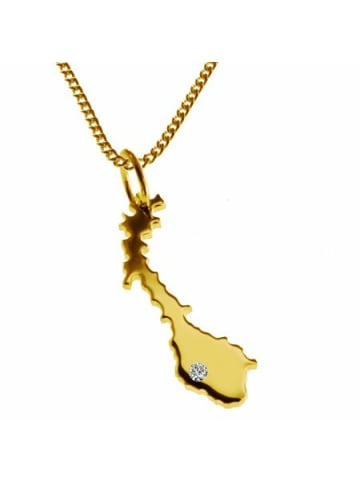 Schmuckador Halskette 50cm Norwegen in gold