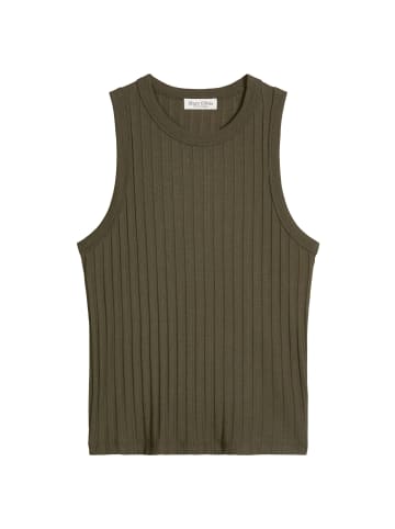 Marc O'Polo Jersey T-Shirt Sleeveless in Mossy Earth