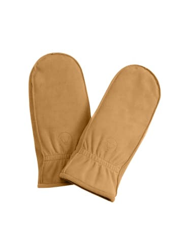 CASH-MERE.CH Ziegen Wildlederfäustlinge in Apfel Zimt