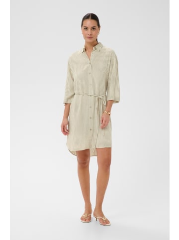 Kaffe Langarm - Hemd KAmilia Loose fit in Chinchilla/Chalk Stripe