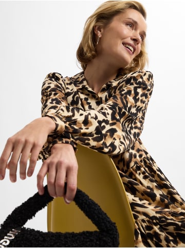 Y.A.S Kleid YASAlira in camel schwarz - 0001