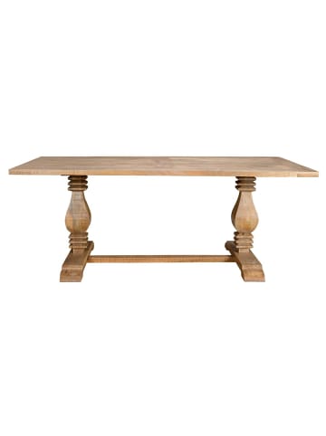 Giner y Colomer Esstisch für 8 Personen aus natürlichem Mangoholz 2 Meter lang in Beige