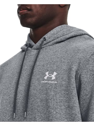 Under armour hoodie gray on sale