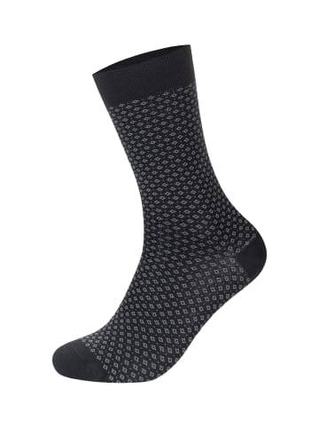 camano Socken ca-soft patterned minimal 5er Pack black