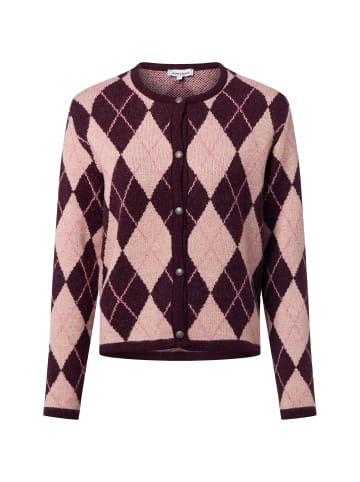 More & More Strickjacke in altrosa aubergine - 0001