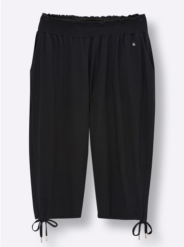 sheego Capri-Hose in schwarz