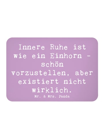 Mr. & Mrs. Panda magnet Spruch Innere Ruhe mit Spruch in Lavendeltraum