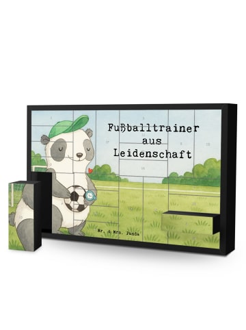 Mr. & Mrs. Panda Befüllbarer Adventskalender Fußballtrainer Leid... in Weiß