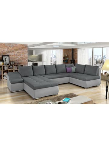 MF Design Gio Recamiere Links in Grau -  (L) 190 x (B) 351 x (H) 82 cm