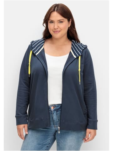 sheego Sweatjacke in nachtblau