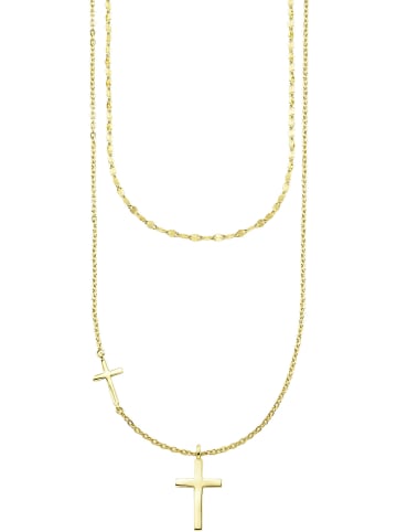 Aniston Kette mit Anhänger in gelbgoldfarben