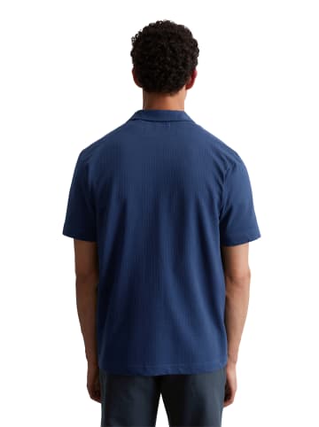 Marc O'Polo DfC Seersucker-Jerseyshirt regular in Iris Ink